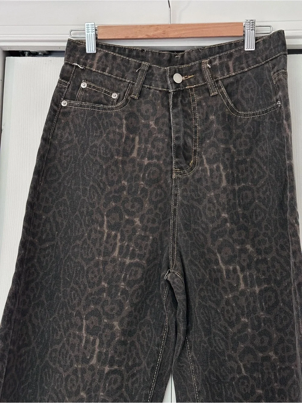 Women's Leopard Print Jeans